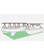 Norena R2 rekkestativ  for båter fra 24-27 fot, mønelengde 9 meter