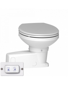 Sanimarin Maxlite+ S, 12V elektrisk toalett, manuelt kontrollpanel