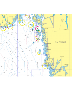 NV Charts båtsportkart over Danmark serie 5.1:  fra Norske grensen til Lysekil
