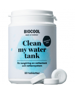 BioCool Clean My Water Tank desinfeksjon til vanntank (50 tabletter)