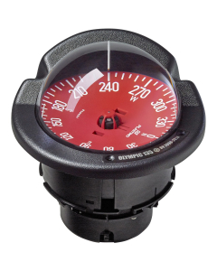 Plastimo kompass Horizon 135, sort med rød kompassrose