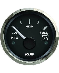 KUS Instruments NMEA2000 septikmåler Ø52mm (sort/rustfri)