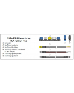 Raymarine SeaTalkng til NMEA 0183 kabel