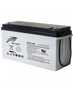 Ritar DC12-150 AGM-batteri 150Ah