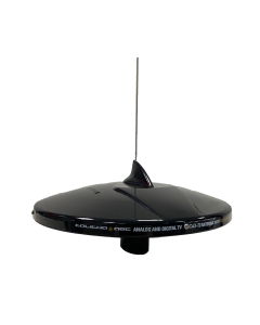 Glomex Talitha TV-antenne Ø25 cm med DAB-antenne svart
