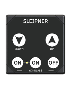 Sleipner Touch betjeningspanel for ankervinsj 12/24V (sort)