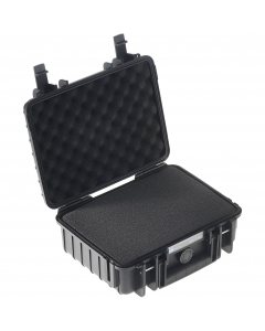 B&W Outdoor Cases Type 1000 SI sort oppbevaringskasse med skuminnlegg (4,1 liter)