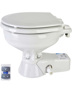 Jabsco Quiet Flush - Elektrisk Toalett compact 24V