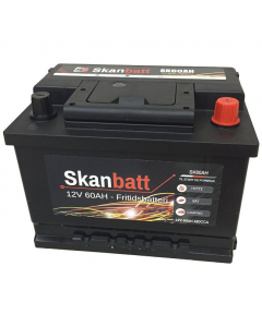 Skanbatt SK60AH Fritidsbatteri 12V 60Ah blybatteri 