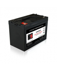 Skanbatt Lithium LiFePo4 12V batteri 75Ah med 50A BMS