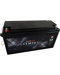 Skanbatt Bluetooth Litium 24V LiFePo4 batteri 100Ah med 100A BMS