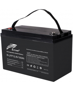 Ritar Bluetooth Lithium 12 V LiFePO4 batteri 100Ah med 100A BMS
