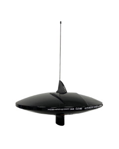 Glomex Nashira 37 cm TV-antenne og DAB-antenne svart