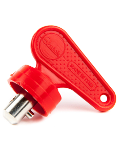 Quick nøkkel for hovedstrømbryter, rød