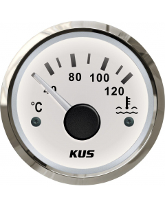 KUS Instruments NMEA2000 vanntemperaturmåler Ø52mm (hvit/rustfri)